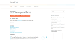 Desktop Screenshot of hamell.net